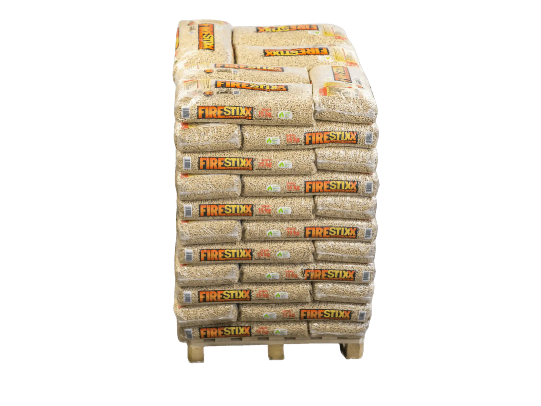 Firestixx Premium Pellets DINplus/ENPlus A1 – Palette (66Sack) 990kg